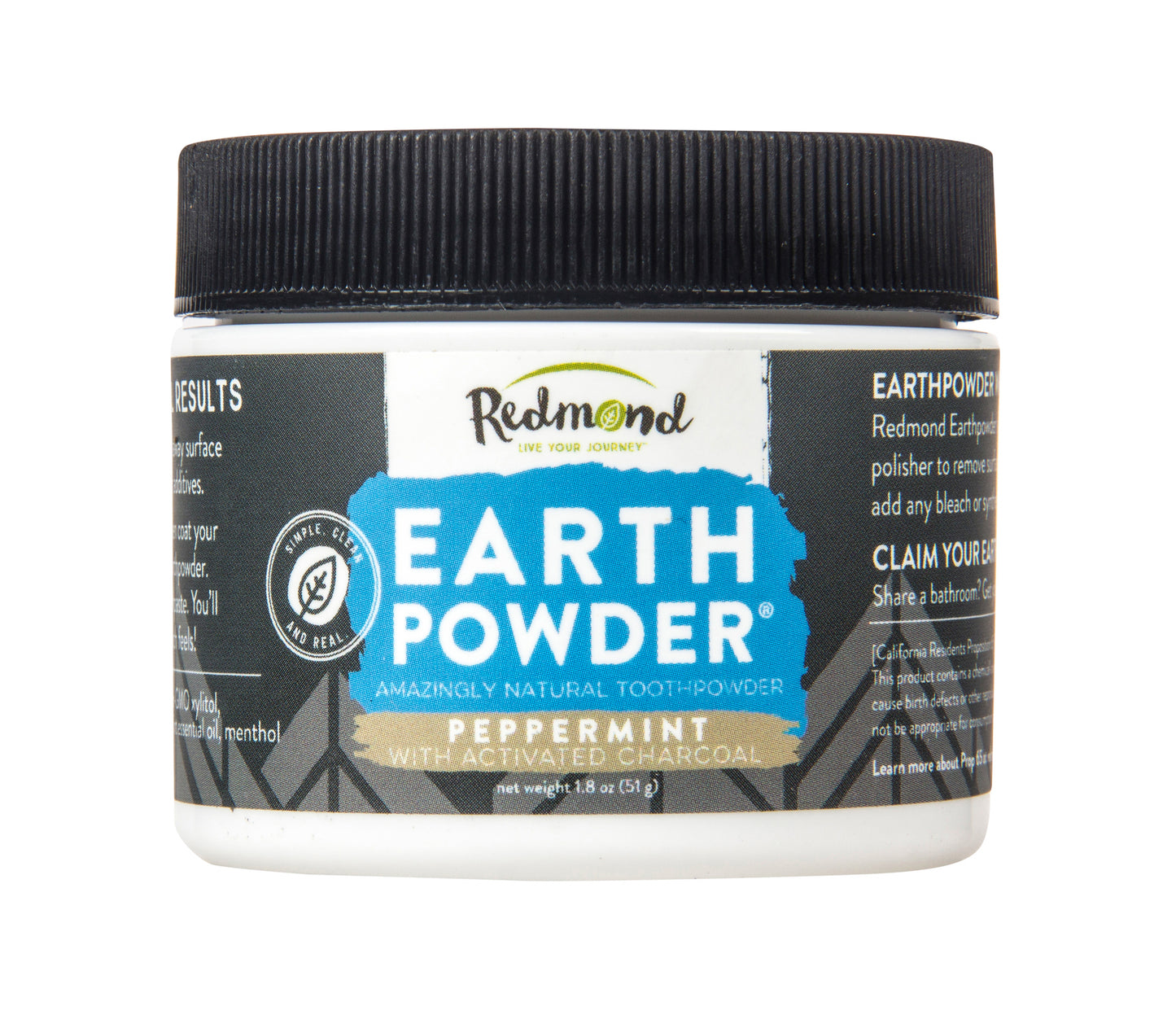 Tooth Powder, Peppermint with Activated Charcoal