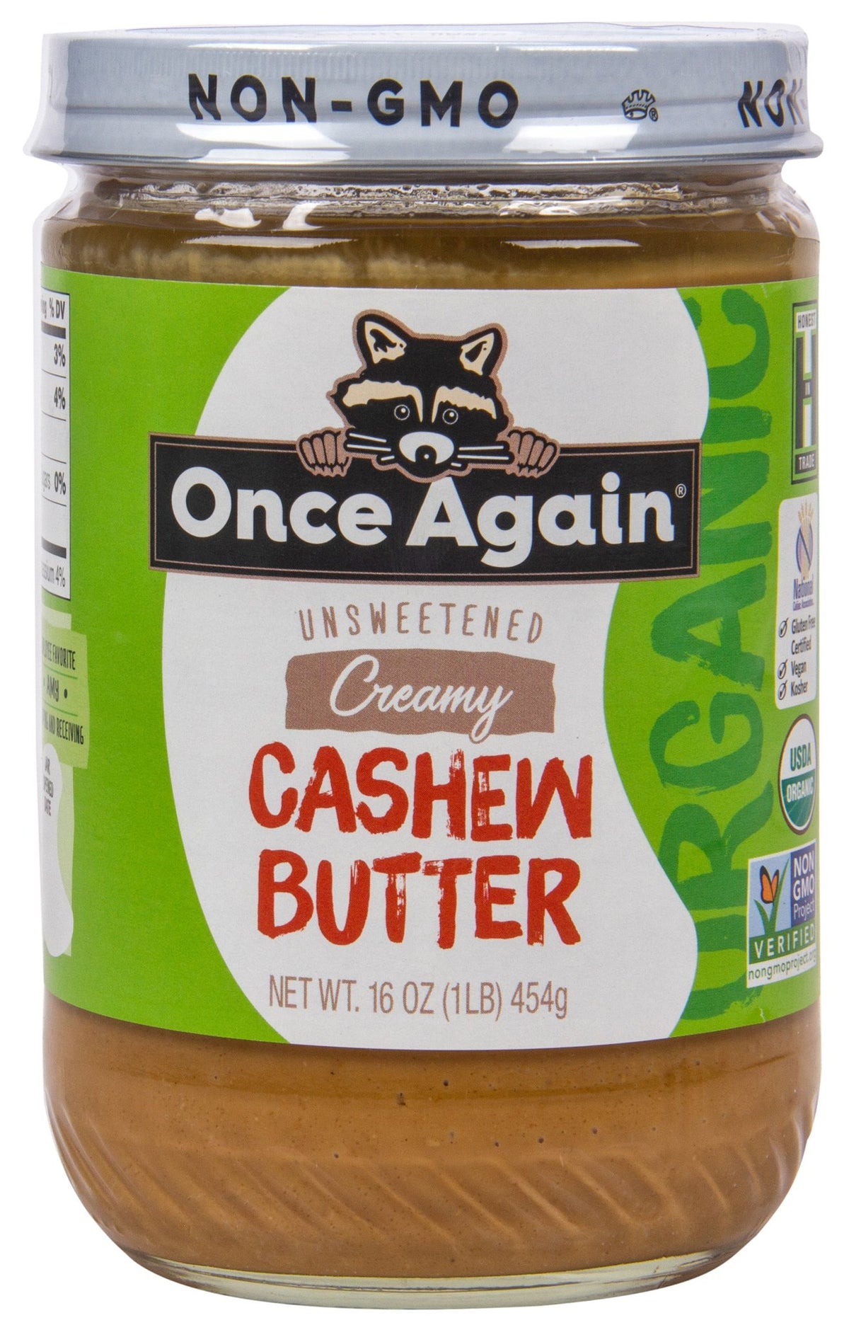Cashew Butter, Creamy, Organic