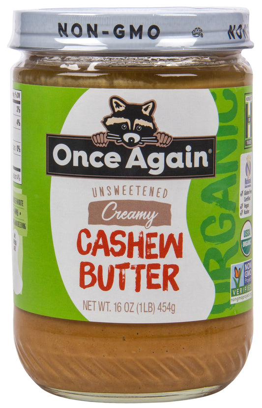 Cashew Butter, Creamy, Organic