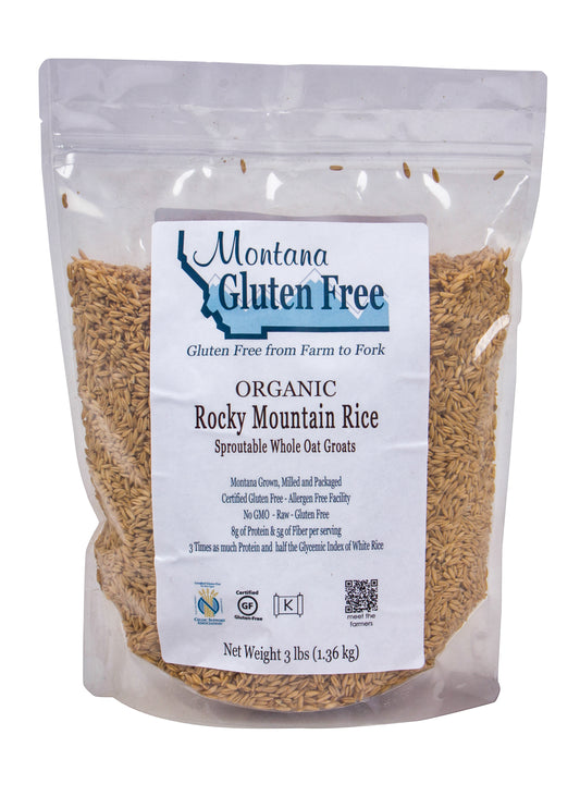 Naked Oats, Sproutable Oat Groats, GF, Organic