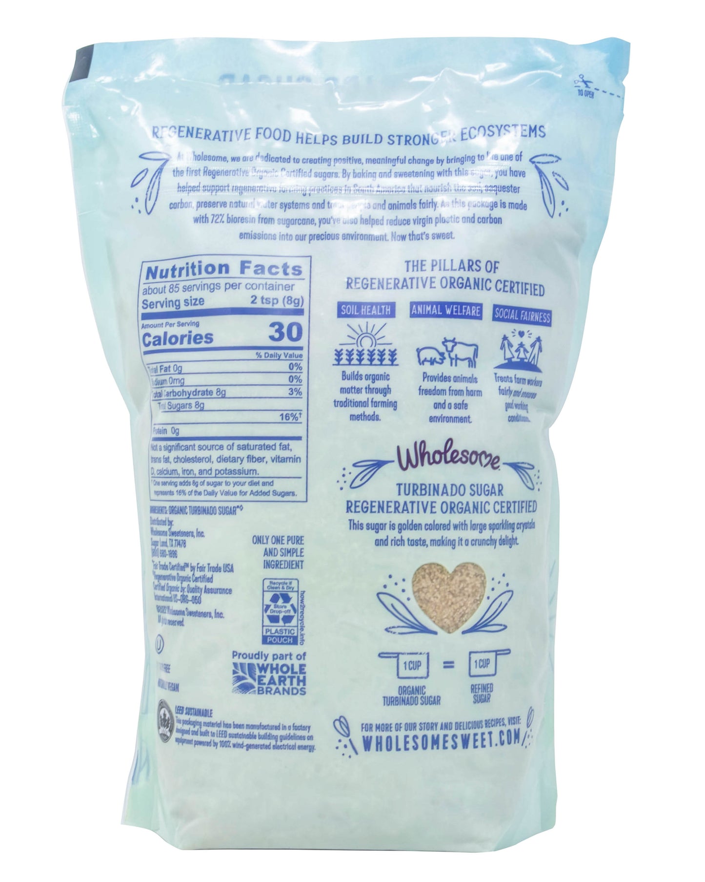 Turbinado Sugar, Regenerative Organic