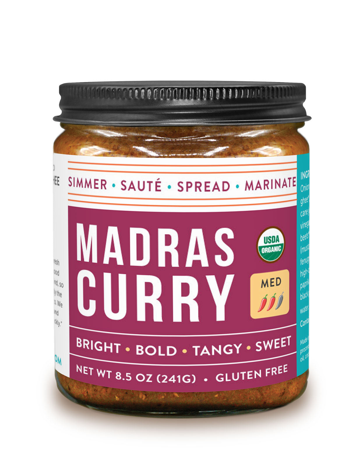 Madras Curry Sauce, Organic