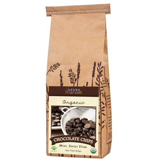 Chocolate Chips, Mini, Sweet Dark, Organic
