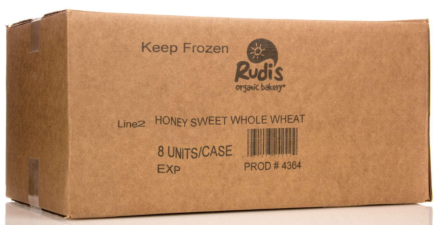 Honey Sweet Whole Wheat Bread, Frozen, Organic