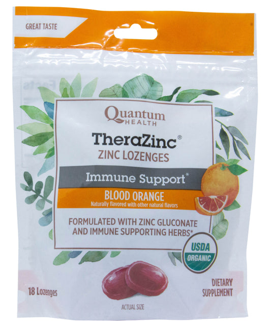 TheraZinc Lozenges, Blood Orange, Organic