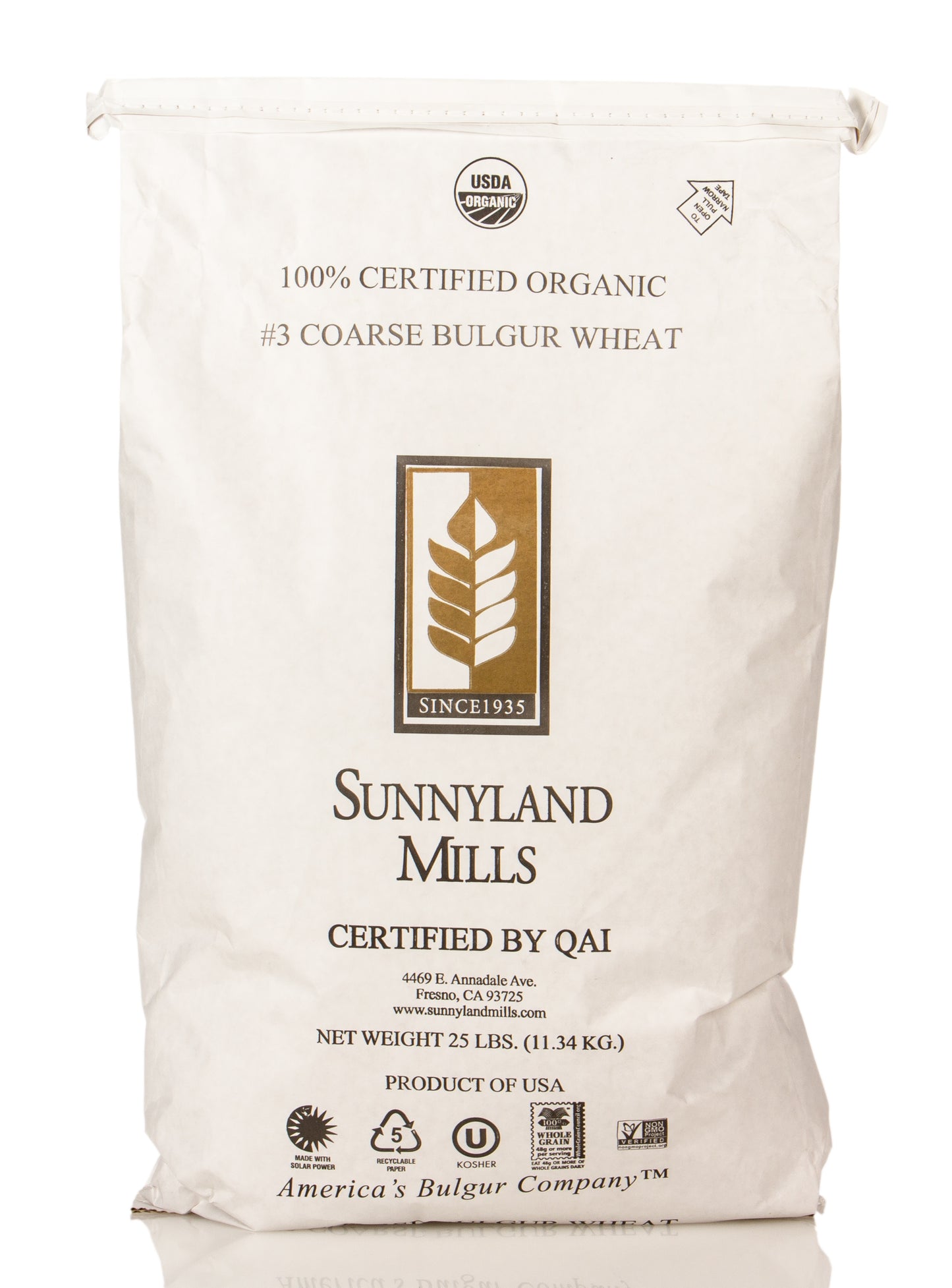 Bulgur Wheat, Coarse, Organic