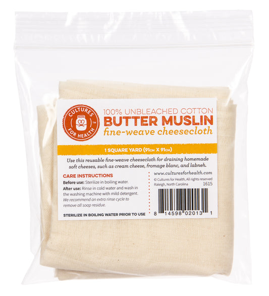 Butter Muslin, Fine-Weave Cheesecloth