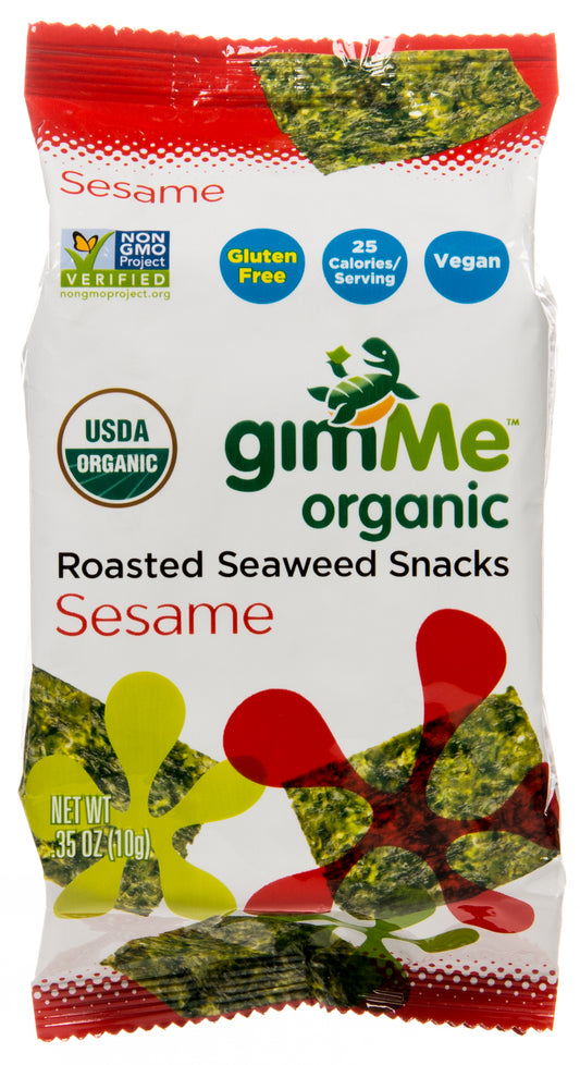 Roasted Seaweed Snack, Sesame, Organic