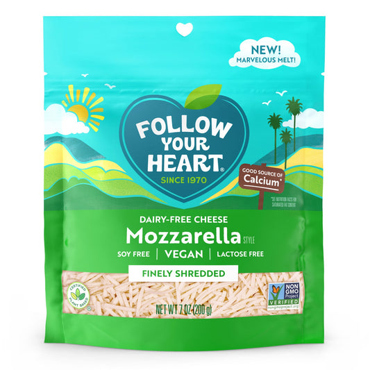 Mozzarella Finely Shredded, Dairy Free