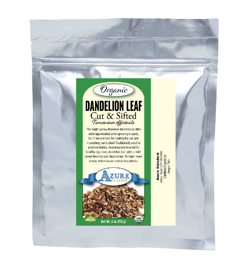 Dandelion Leaf, Cut & Sifted, Organic