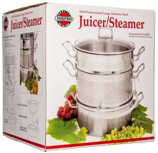 Krona Stainless Steel Steamer/Juicer