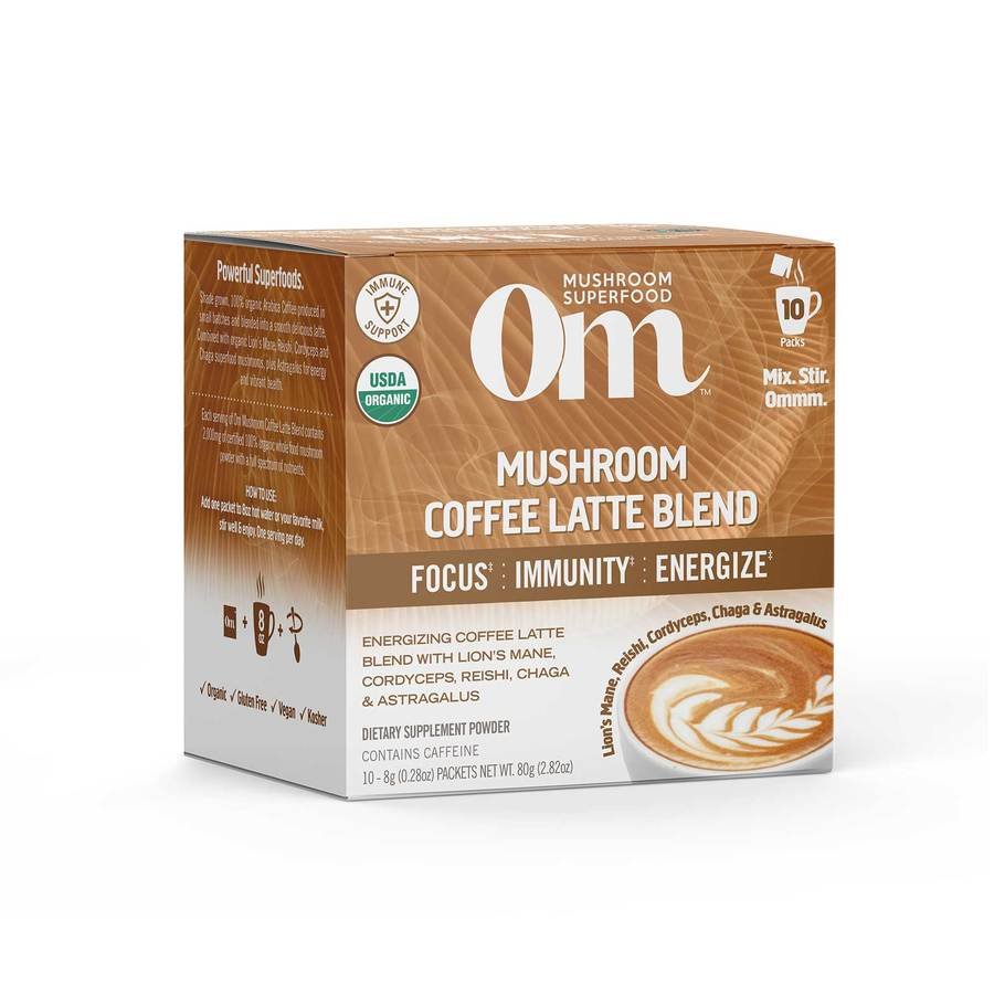 Mushroom Coffee Latte Blend, Drink Mix, Organic