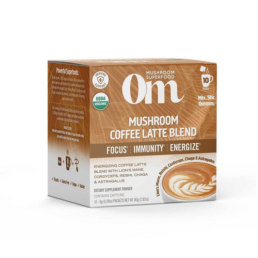 Mushroom Coffee Latte Blend, Drink Mix, Organic