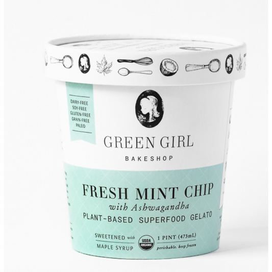 Gelato, Plant-Based, Fresh Mint Chip, Frozen, Organic