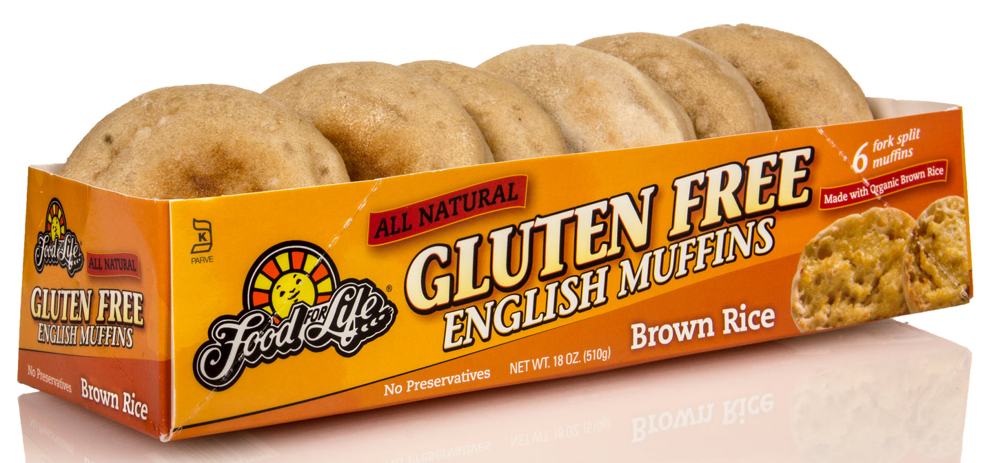 English Muffins, Brown Rice, Frozen, GF