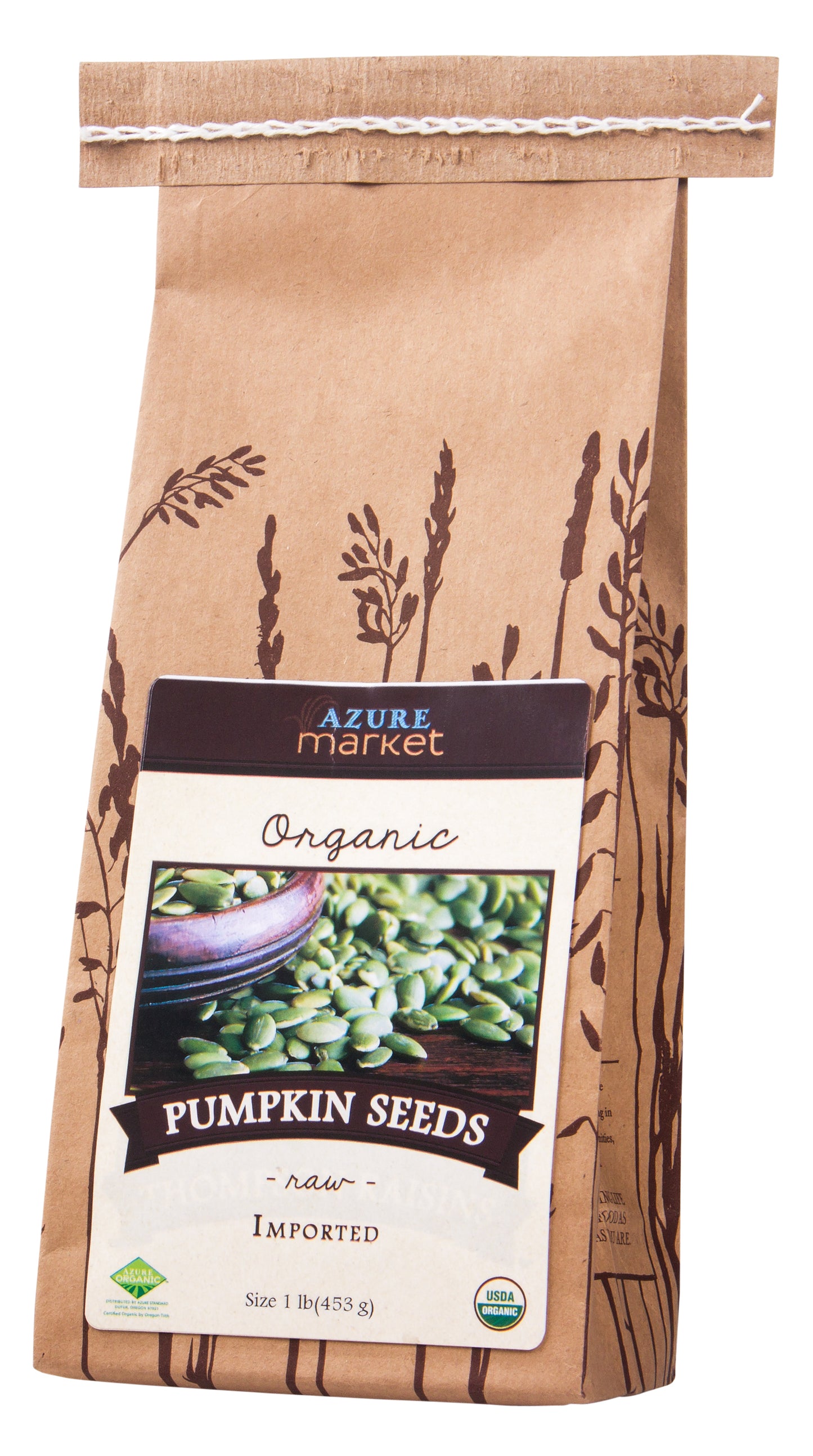 Pumpkin Seeds, Raw, (Hull-less), Imported, Organic
