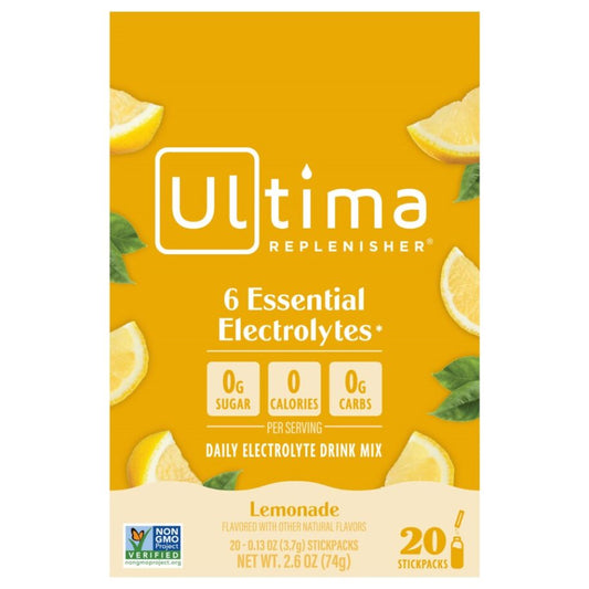 Electrolyte Hydration Powder, Lemonade, Drink Stick