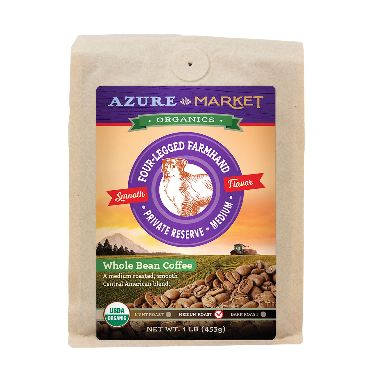 Coffee Whole Bean, Private Reserve Medium Roast, Organic