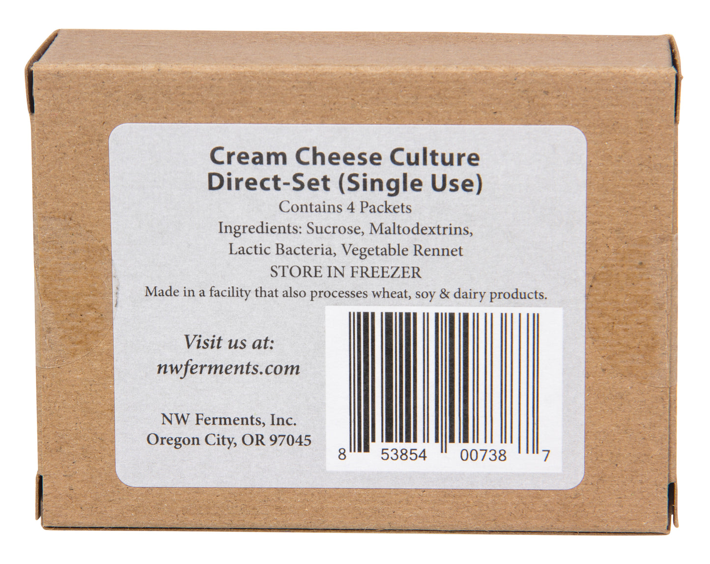 Cream Cheese Direct-Set, Culture Starter