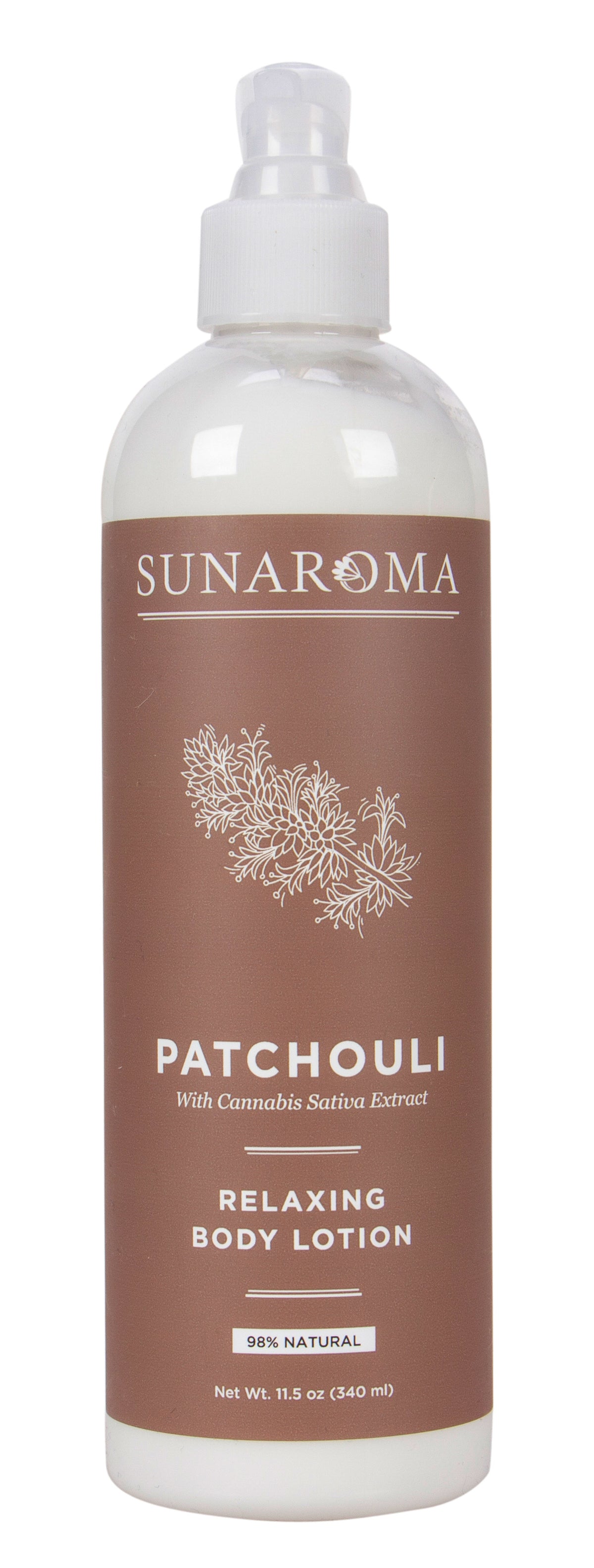 @Body Lotion, Relaxing, Patchouli with Cannabis Sativa Extract