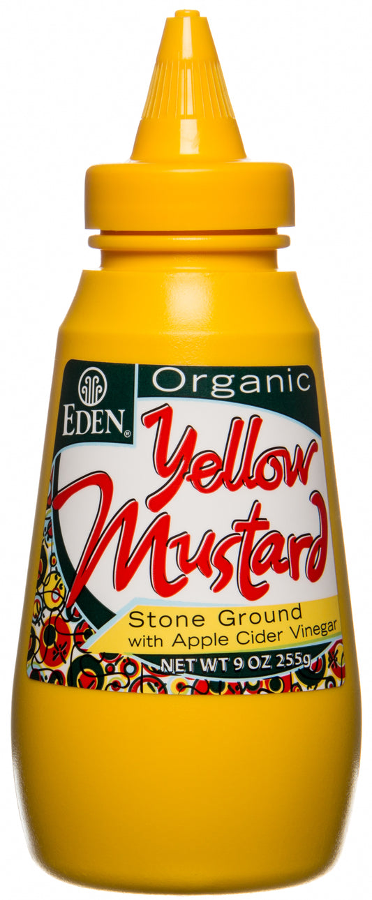 Yellow Mustard, Squeezable, Organic