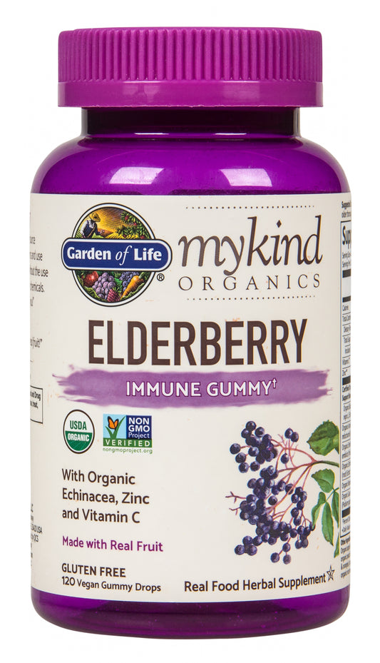 Mykind Elderberry Immune Gummy, Organic