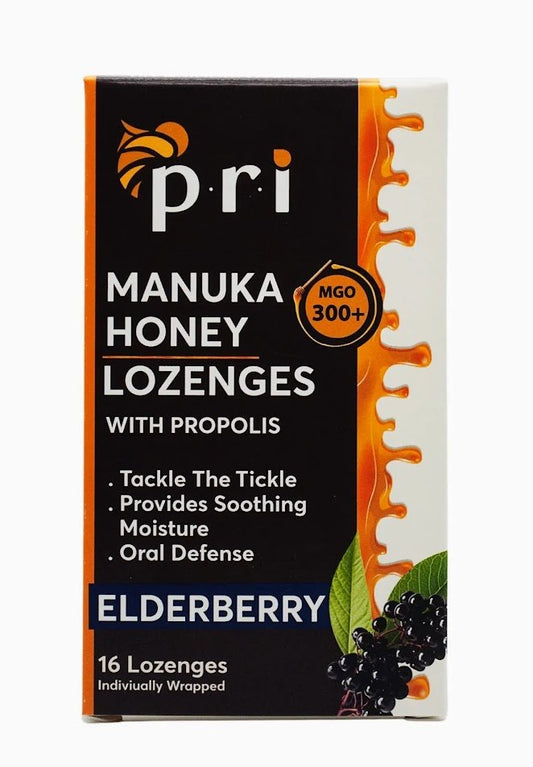 Manuka Honey Lozenges, Elderberry
