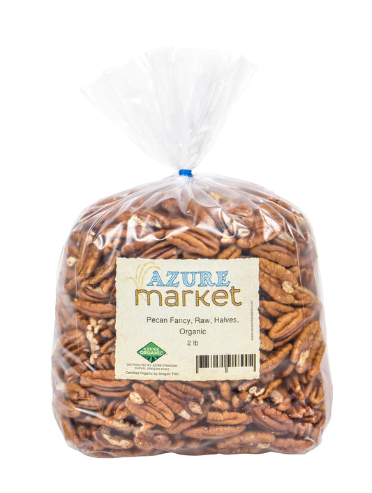 Pecans Fancy Native, Raw, Halves, Organic