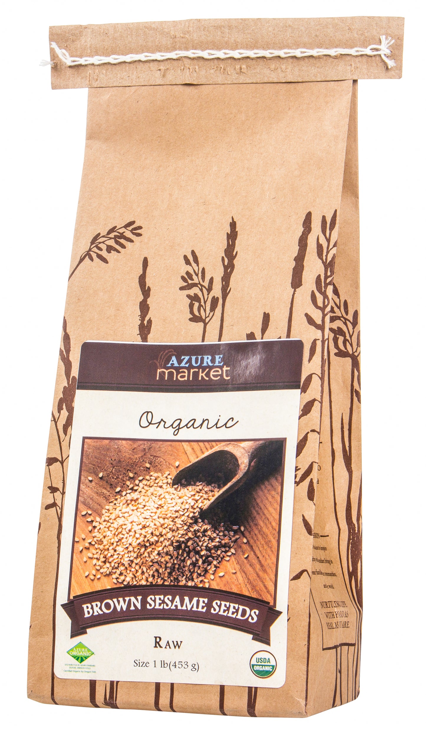 Sesame Seeds, Brown, Raw, Organic