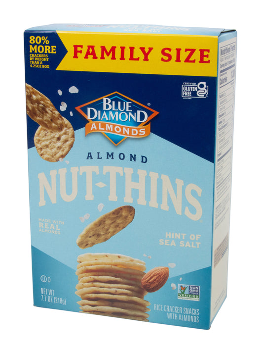 Almond Nut Thins Cracker, Hint of Sea Salt