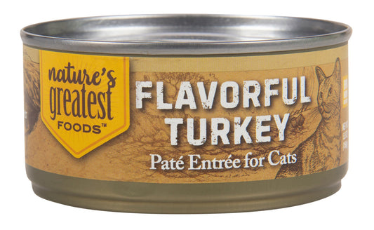 Cat Food Pate, Canned, Flavorful Turkey