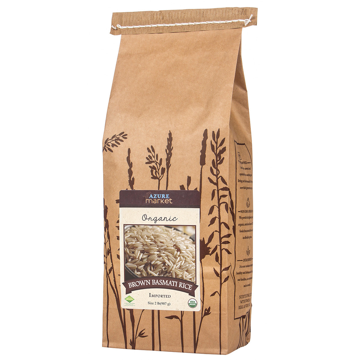 Rice, Basmati Brown, Imported, Organic