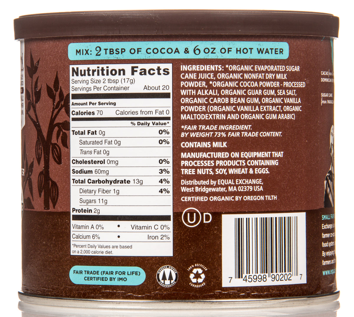 Hot Cocoa Mix, Organic
