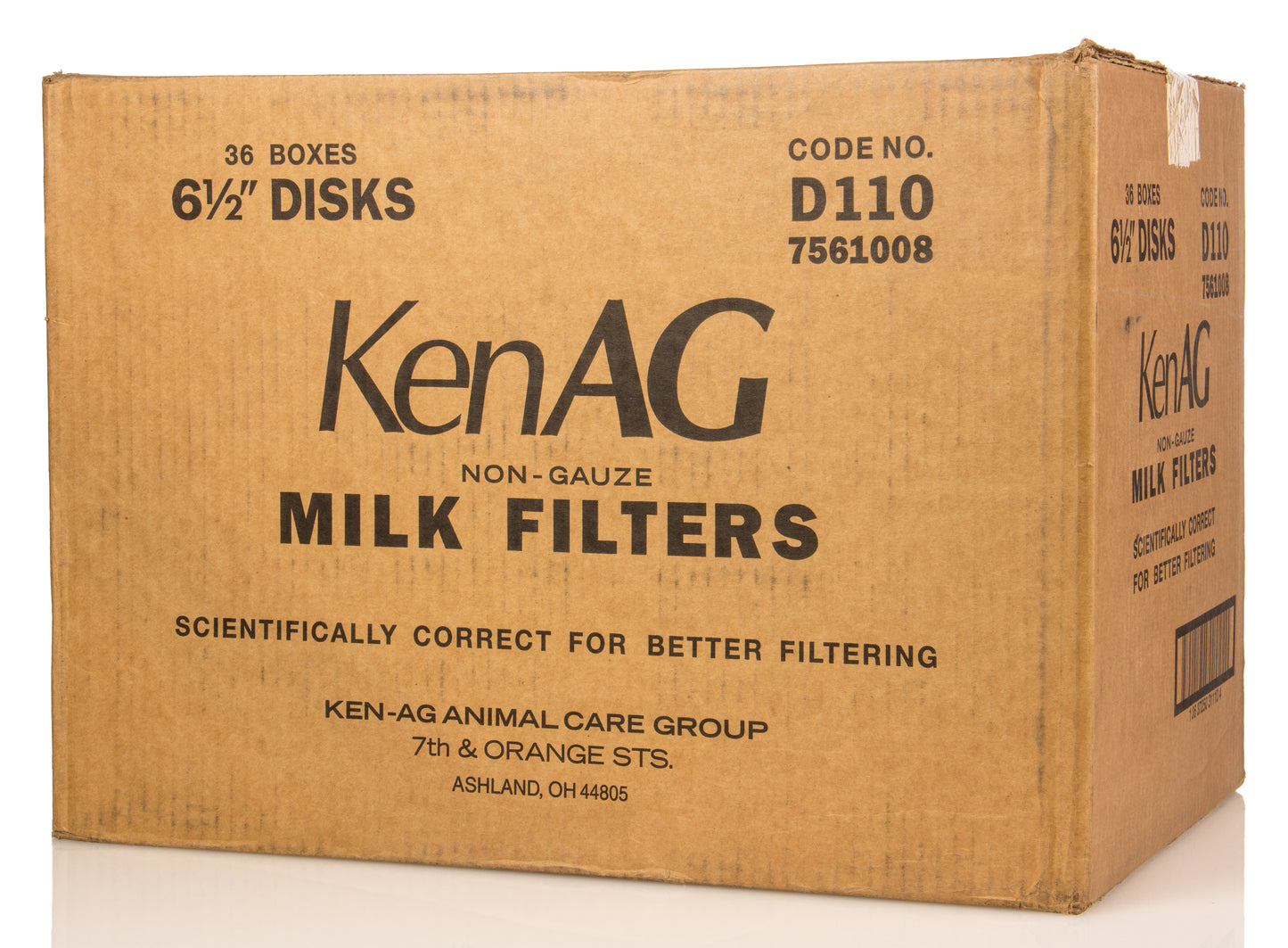 6 1/2" Non-Gauze Milk Filter Disk