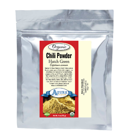 Chili Powder, Hatch Green, Organic