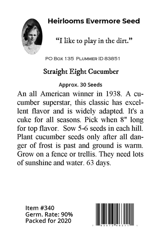 Straight Eight Cucumber Seeds