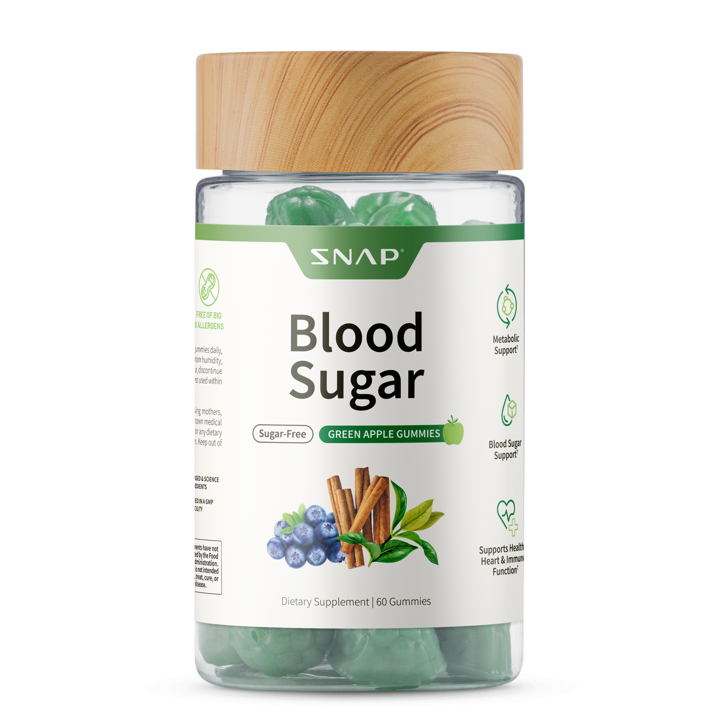 Blood Sugar Gummies, Apple