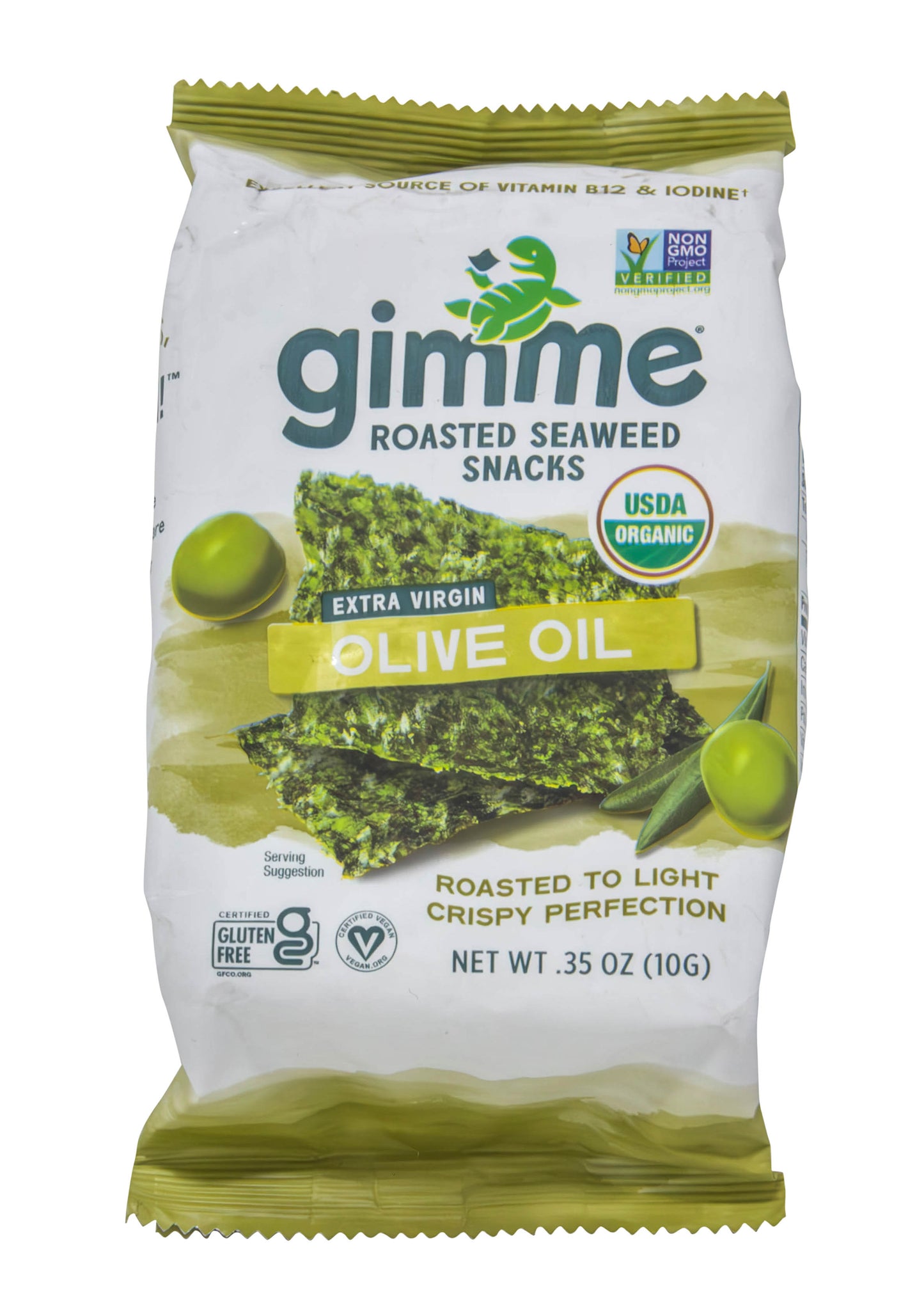 Roasted Seaweed Snack, Olive Oil, Organic