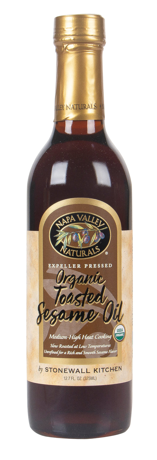 Sesame Oil, Toasted, Expeller Pressed, Organic