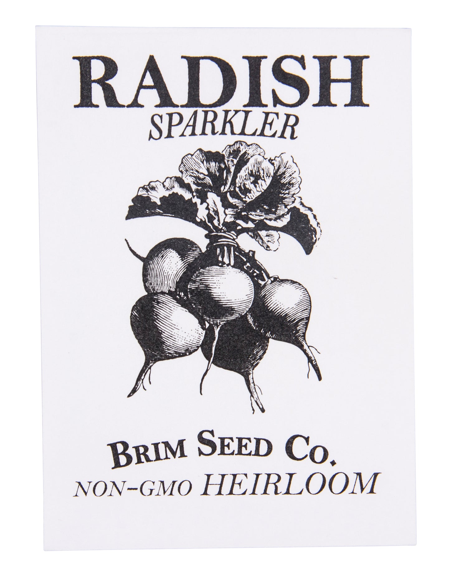 Radish, Sparkler White Tip Heirloom Seed