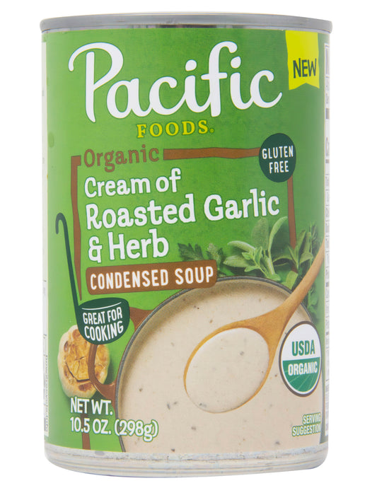 Cream of Roasted Garlic & Herb Soup, Condensed, Organic