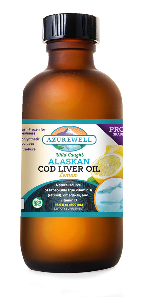 Alaskan Cod Liver Oil, Lemon, Liquid