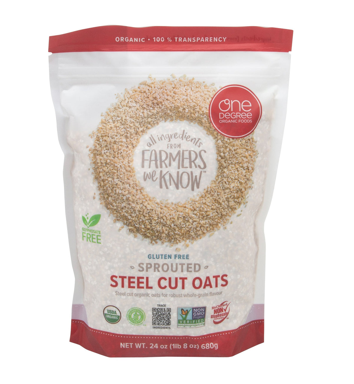 Oats, Steel Cut, Sprouted, Organic