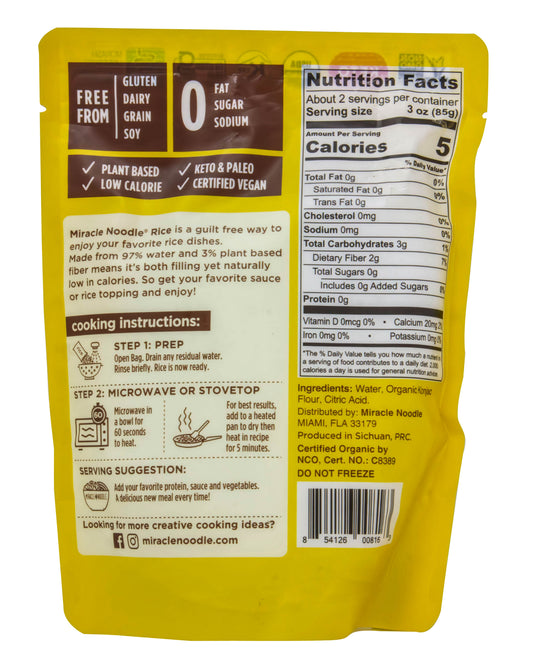 Ready-to-Eat,  Rice, Organic