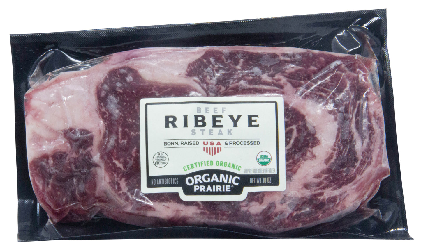 Ribeye Steak, Frozen, Organic
