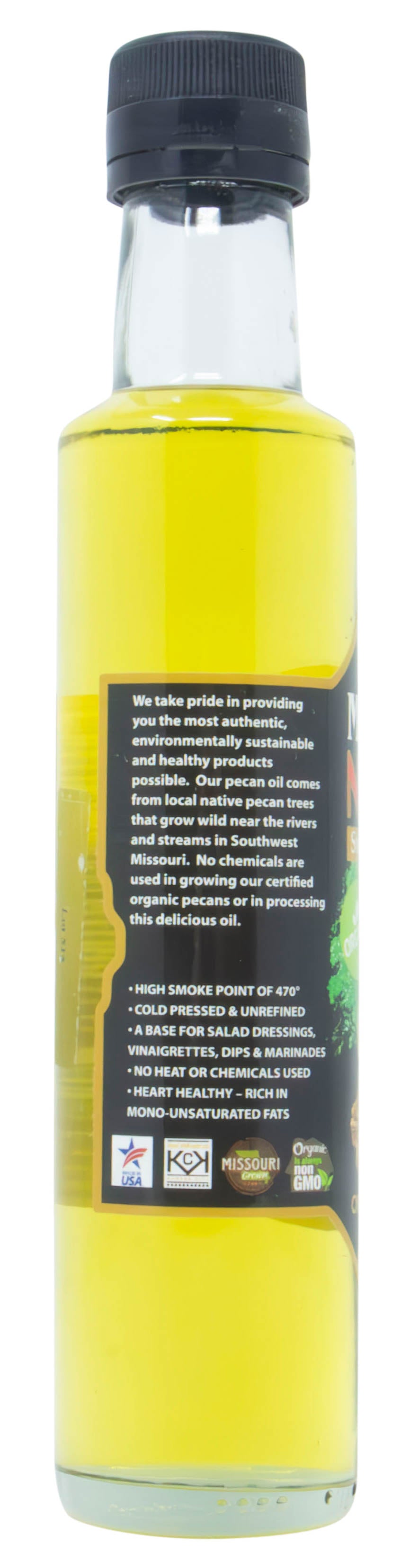 Missouri Native Pecan Oil, Organic