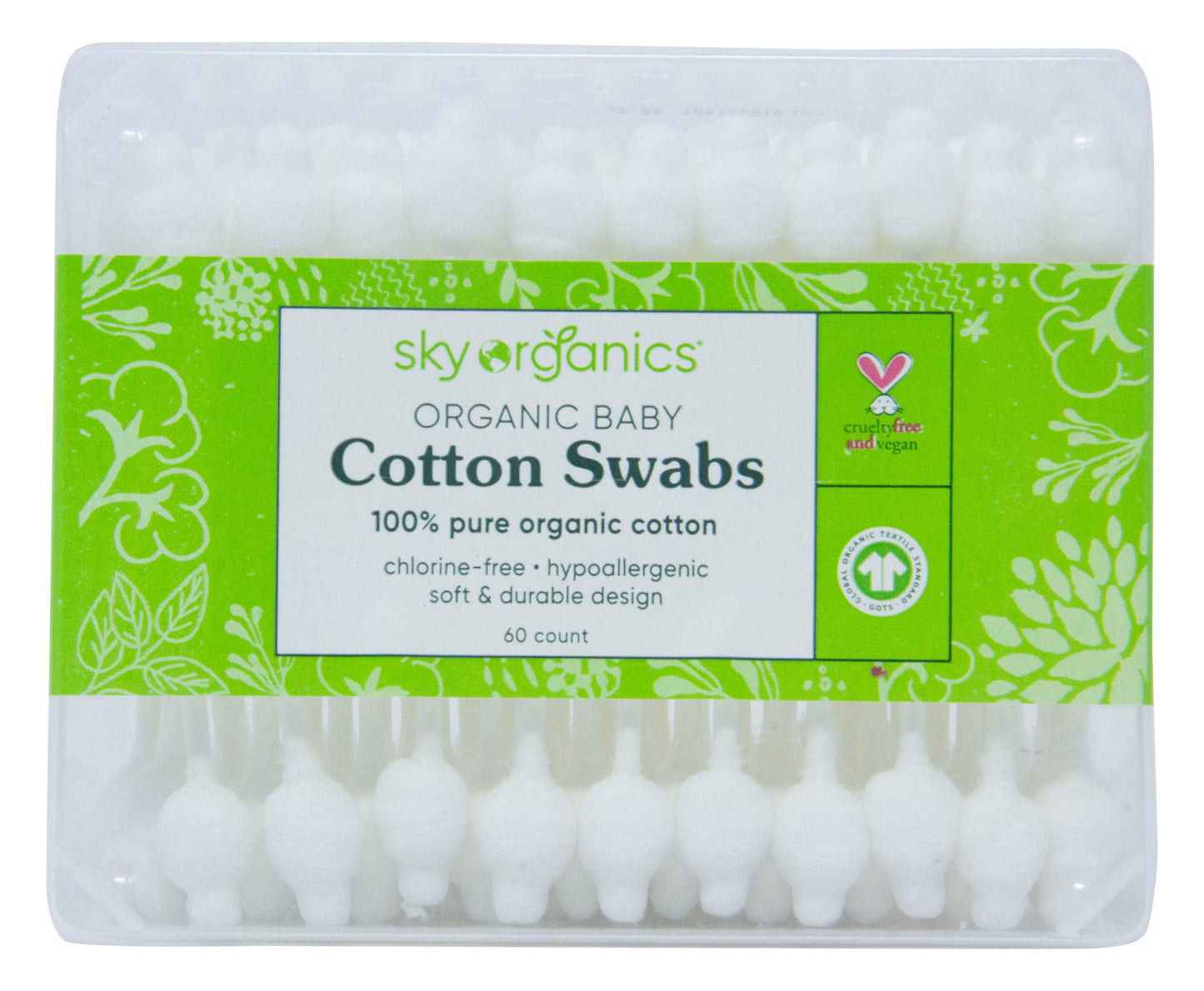 Baby Cotton Swabs, Organic