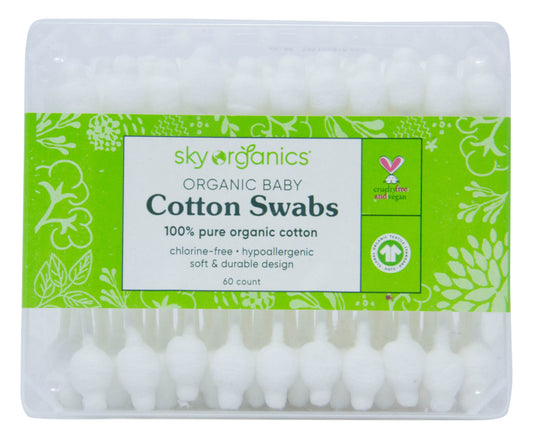 Baby Cotton Swabs, Organic