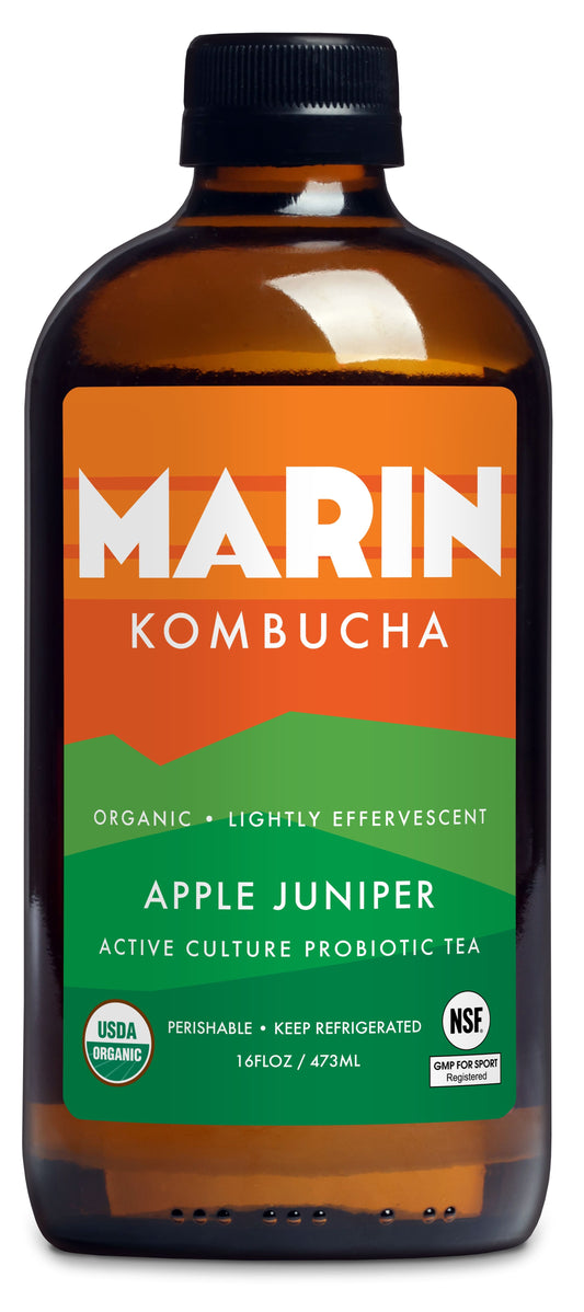 Kombucha, Apple Juniper, Organic