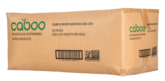 Luncheon Napkins, Bamboo & Sugarcane, 1 ply, White